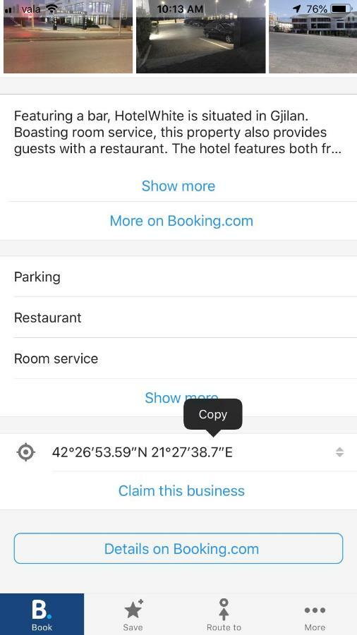 Family White Hotel Gjilan Экстерьер фото
